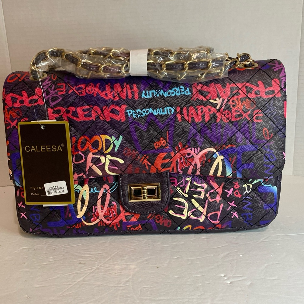 NWT Caleesa Graffiti Purse